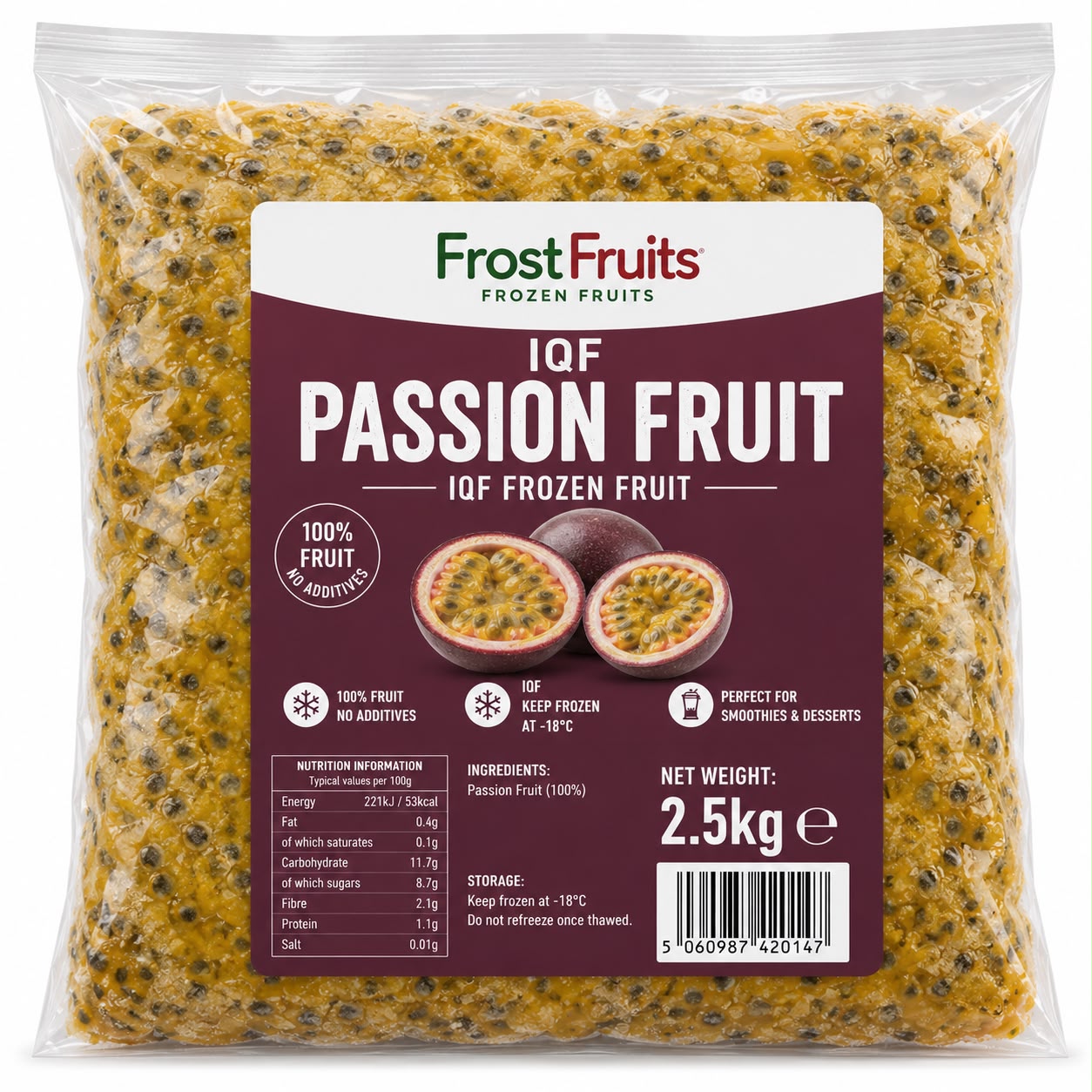 Passion Fruit Passion Fruits IQF - Image 1