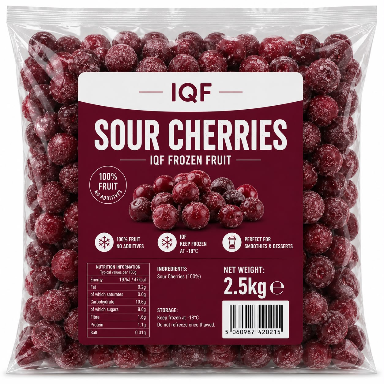 Sour Cherries Sour Cherries IQF - Image 1